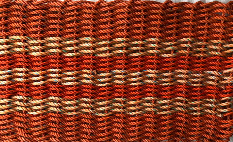 Custom Orange with Coral Stripes
