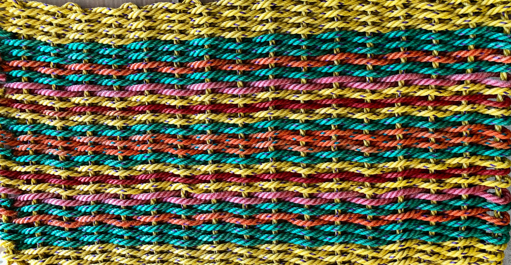 New England Bright Rag Rug – Maine Coast Rope Rugs