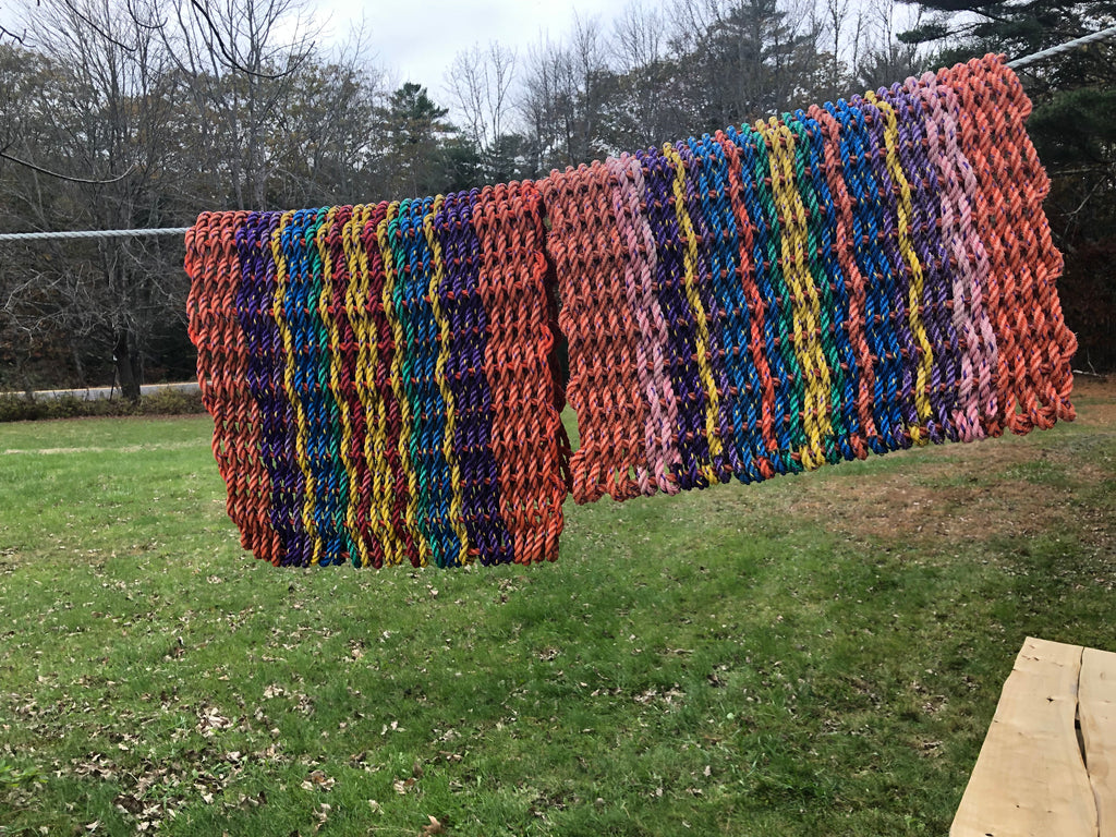 New England Bright Rag Rug – Maine Coast Rope Rugs