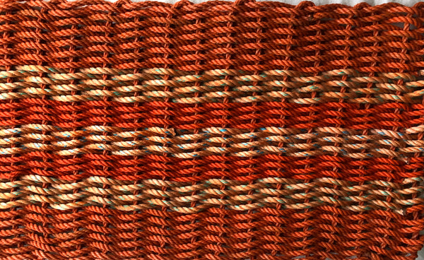 Custom Orange with Coral Stripes