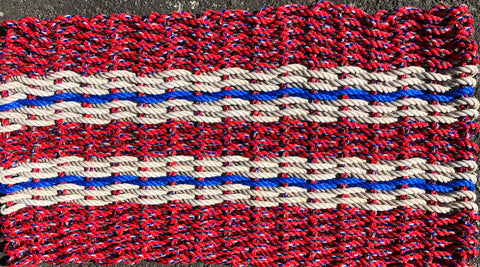 Red/Multi with White and Blue Stripes